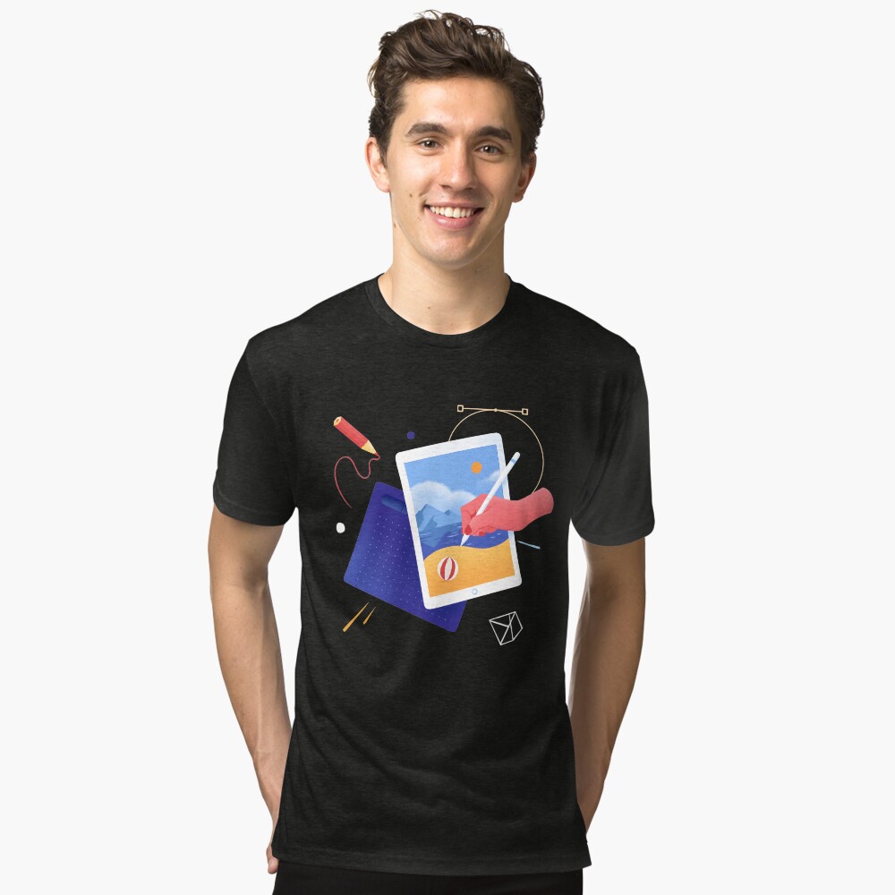 Item preview, Tri-blend T-Shirt designed and sold by anniko-story.
