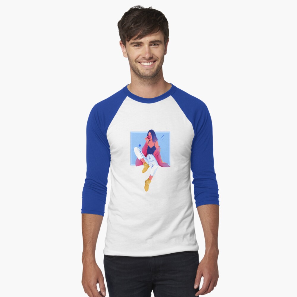 Item preview, Baseball ¾ Sleeve T-Shirt designed and sold by anniko-story.