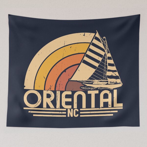 Item preview, Oriental North Carolina Vintage Sailing Design designed and sold by dk80.