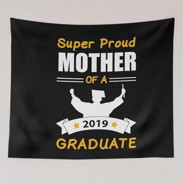 Item preview, Super Proud mother of a 2019 graduate mom graduation designed and sold by TeeHDesigner.