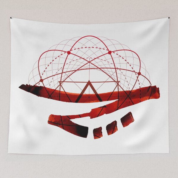 Item preview, Deep Red Abstract Calligraphy  designed and sold by TehranMemories.