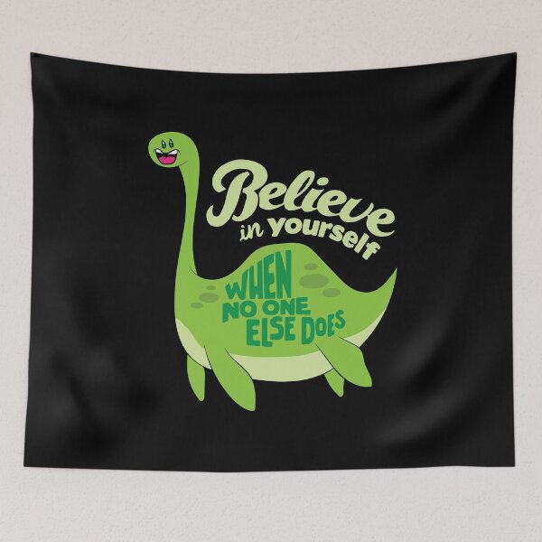 Item preview, Scotland Monster of Loch Ness Believe in yourself designed and sold by Mohja-Design.