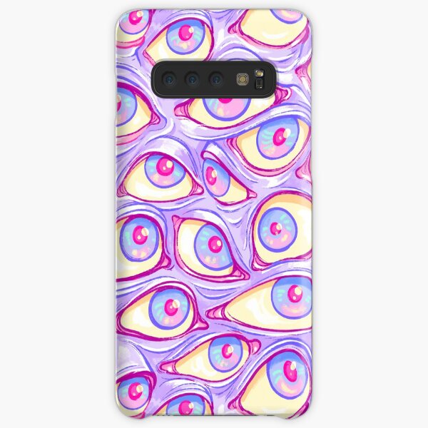 Wall of Eyes in Purple Samsung Galaxy Snap Case