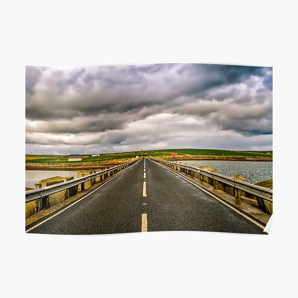 Churchill Barrier, Orkney. Poster