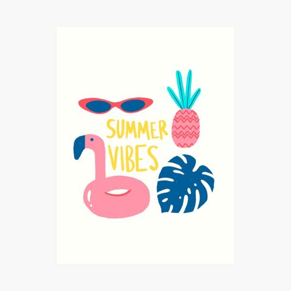 Summer Vibes Art Print