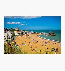 The beach of Viking Bay, Broadstairs, Kent Photographic Print