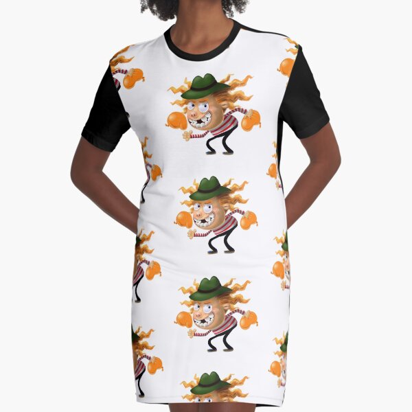 Aubrey the Strawberry. Graphic T-Shirt Dress