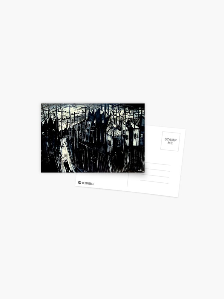 Thumbnail 1 of 2, Postcard, in love in a ugly place designed and sold by glennbrady.