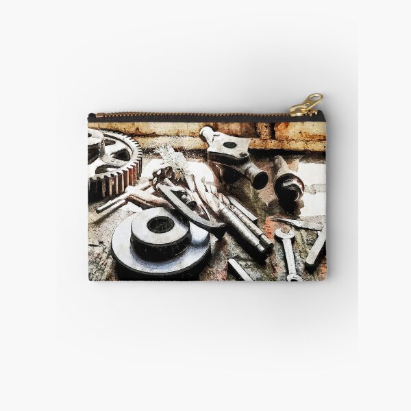 Item preview, Gears and Wrenches in Machine Shop designed and sold by Susan Savad.