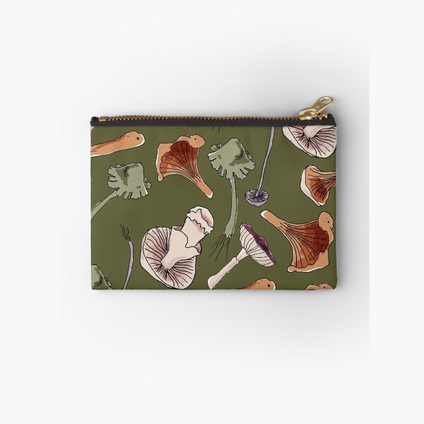 Item preview, Mushrooms (green) Tails of the woodland designed and sold by Kate McGinley.