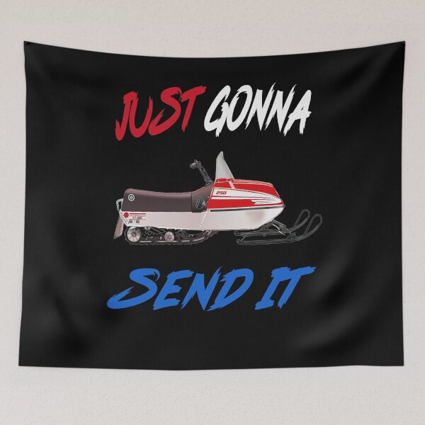 Item preview, Just Gonna Send It 69 You Guys Silly Im Still Gonna Send It Vintage Larry Enticer Snowmobile Snowcross Snocross Funny Fan Gift designed and sold by Council-Queen.