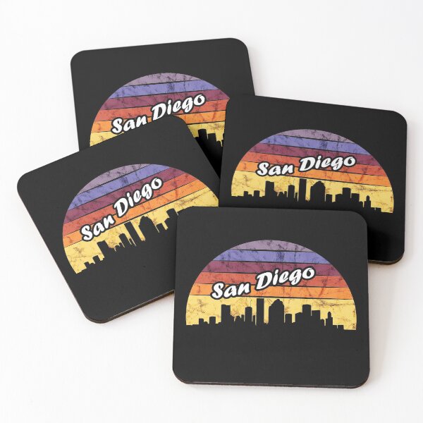 Item preview, San Diego skyline city sunset sunrise designed and sold by titanosdesign.