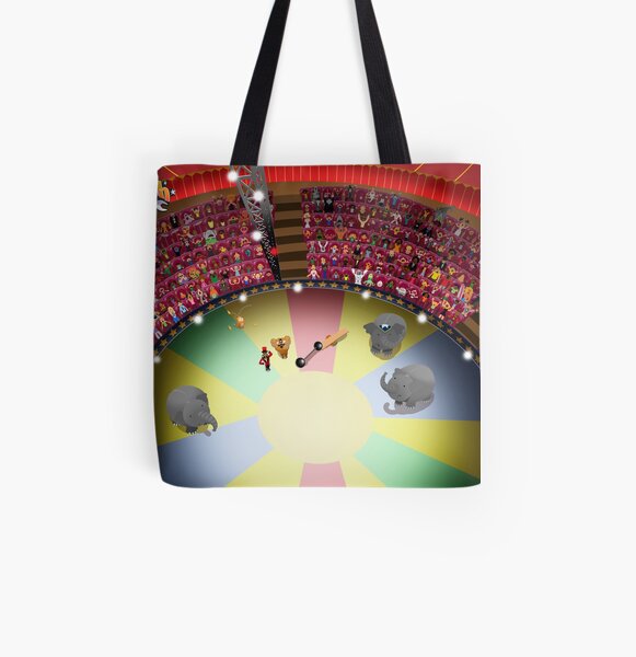 Circus ring gasping All Over Print Tote Bag