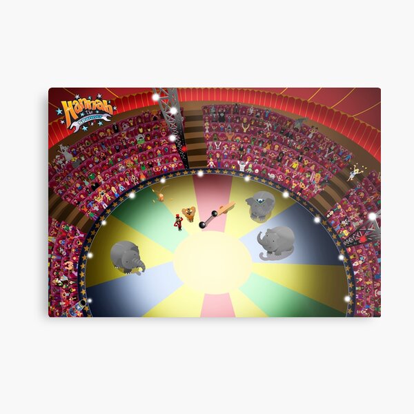 Circus ring gasping Metal Print