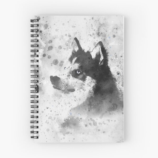 Item preview, Husky watercolor portrait designed and sold by Destroyed-Pixel.