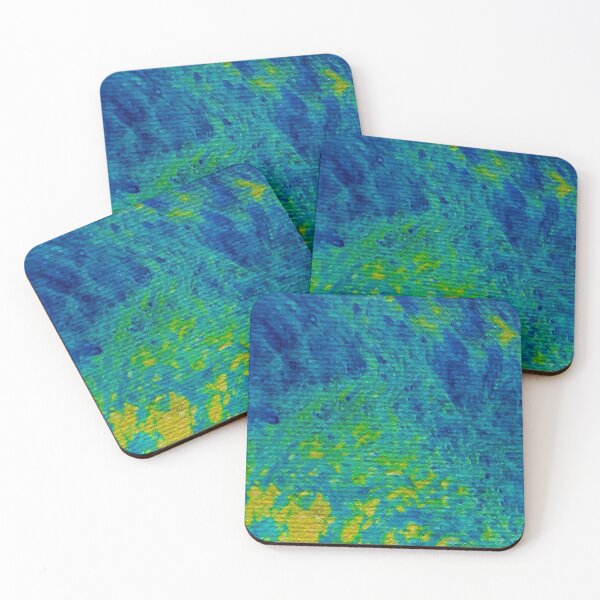 Item preview, Blue Yellow and Green Abstract Series (1 of 4) designed and sold by GingerEccentric.