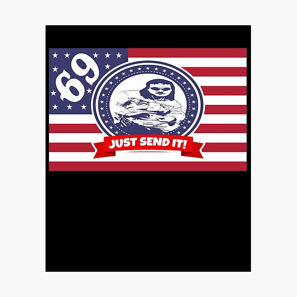 Item preview, American Flag Larry Enticer Just Gonna Send It Snowmobile Snowcross Snocross You guys Silly Still Gonna Send It 69 Vintage Funny Fan Gift designed and sold by Council-Queen.
