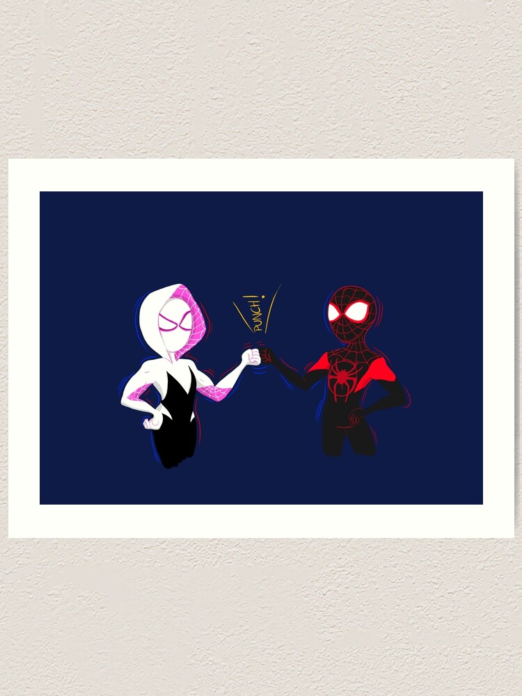 Gwen Stacy Miles Morales Spiderman Spiderverse