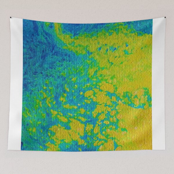Item preview, Blue Yellow and Green Abstract Series (3 of 4) designed and sold by GingerEccentric.