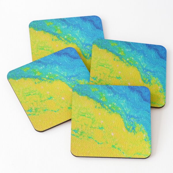 Item preview, Blue Yellow and Green Abstract Series (4 of 4) designed and sold by GingerEccentric.