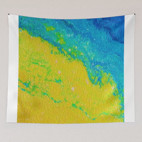 Item preview, Blue Yellow and Green Abstract Series (4 of 4) designed and sold by GingerEccentric.