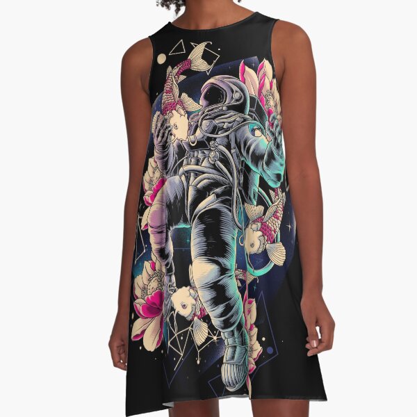 Deep Space A-Line Dress