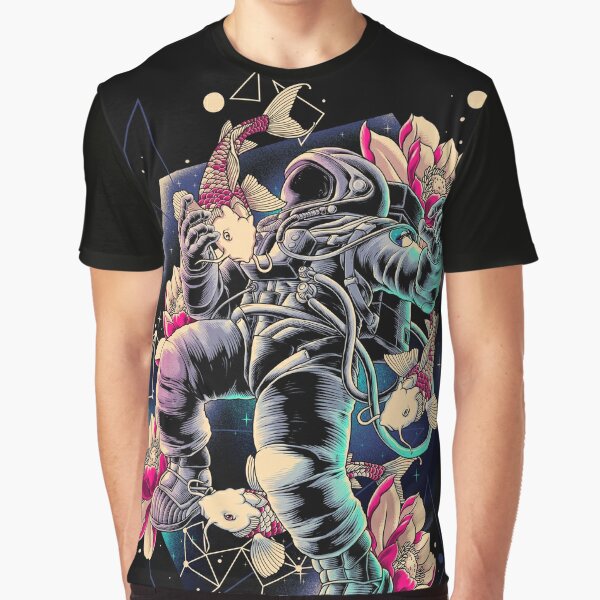 Stellar Odyssey: An Astronomical All-Over Print T-Shirt - Vintage