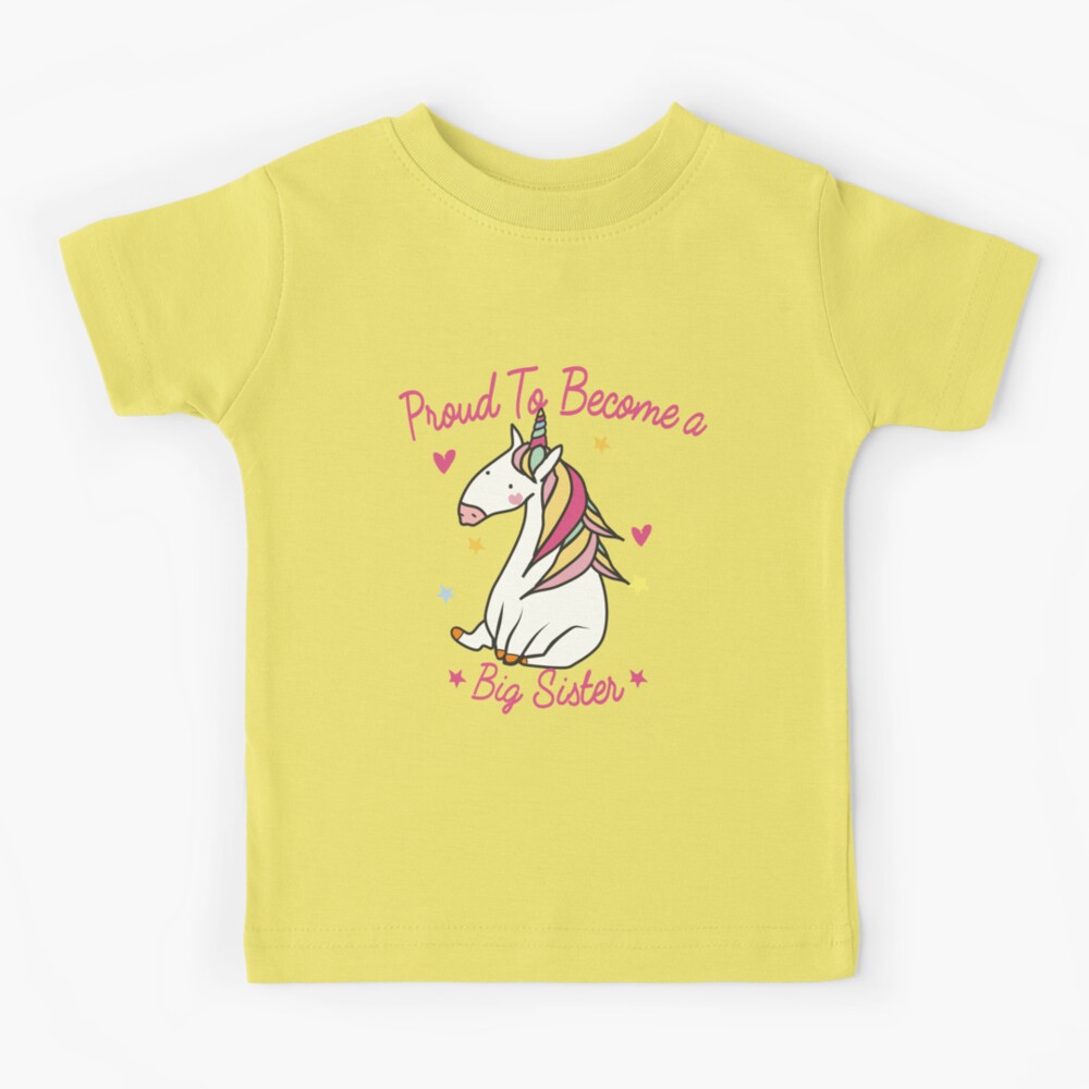 unicorn big sister shirt