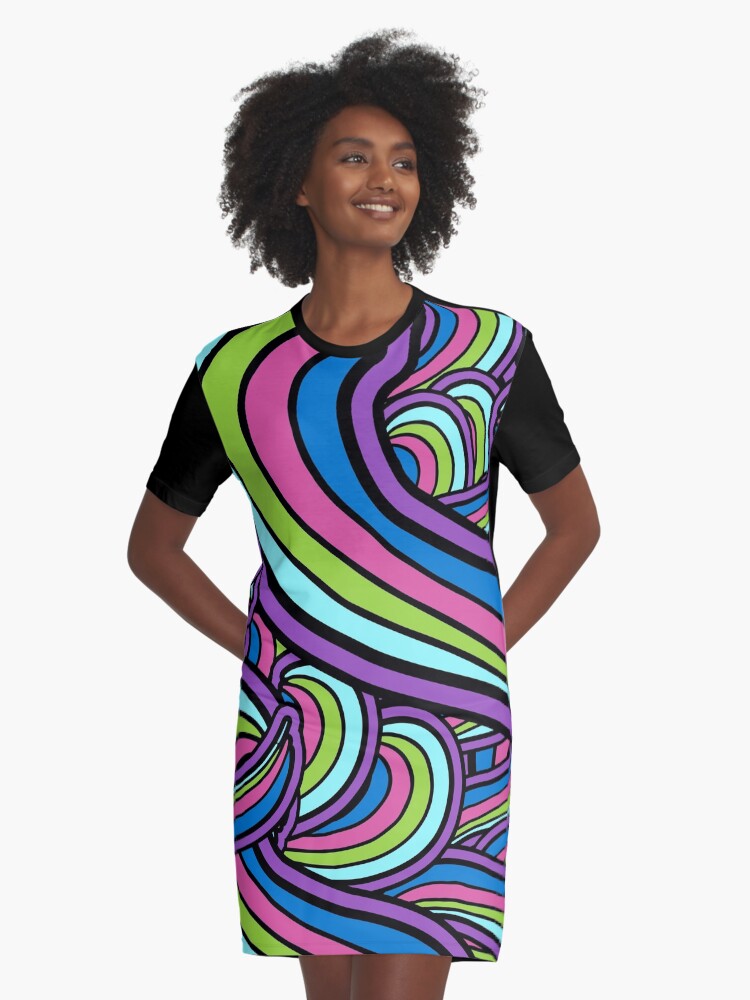 60s Retro T-Shirt Templates: Psychedelic Era - Kittl