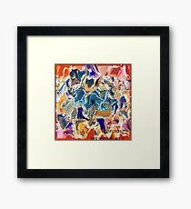 ( CONFUSION ) ERIC WHITEMAN ART Framed Print