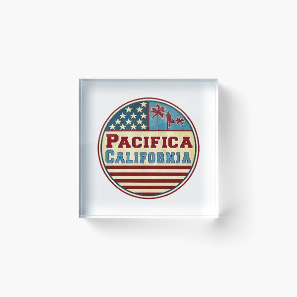 Item preview, Pacifica California Ocean Surf Palms Surfer Surfing designed and sold by Travel Time.
