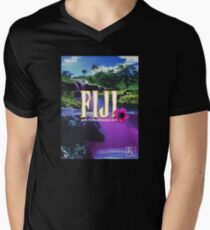 Camiseta de cuello en V Sueño morado