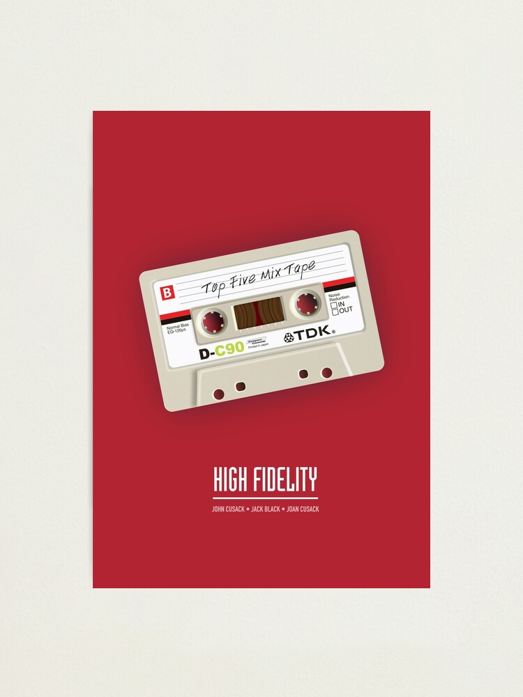 Alternate view of High Fidelity - Alternative Movie Poster Photographic Print