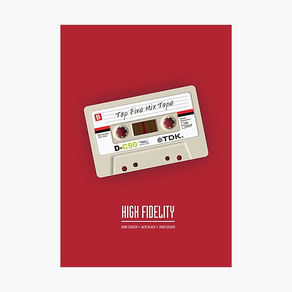High Fidelity - Alternative Movie Poster Photographic Print