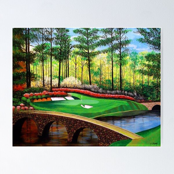 Item preview, 12th hole at Augusta National designed and sold by Terry Huey.