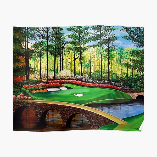 12th hole at Augusta National Poster