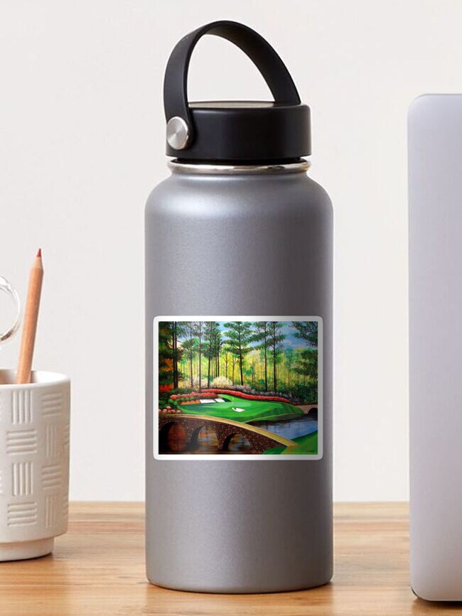 Thumbnail 1 of 3, Sticker, 12th hole at Augusta National designed and sold by terryhuey.