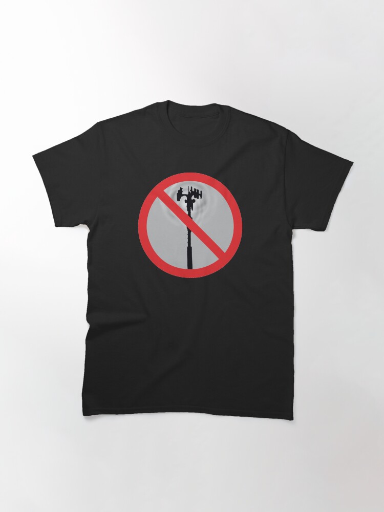 Thumbnail 3 of 7, Classic T-Shirt, Ban 5G EMF WiFi designed and sold by thedrumstick.