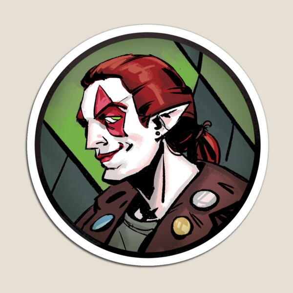 Shadowrun Harlequin Magnet