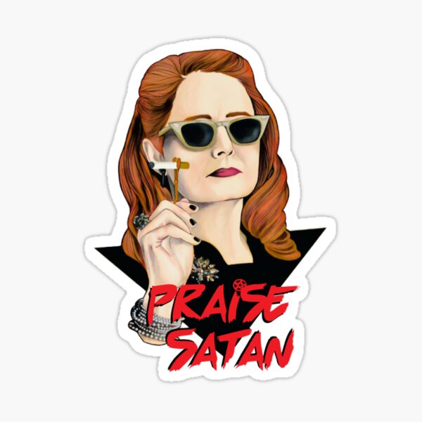 Praise Satan Sticker