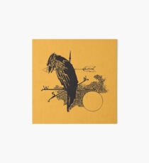 Crow on a weather vane Art Board