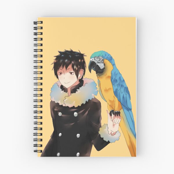 Item preview, Izaya and parrot designed and sold by Mikadokyun.