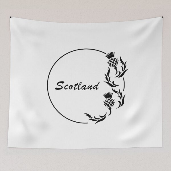 Item preview, Scotland Thistle National Flower Circle Scotland designed and sold by Mohja-Design.