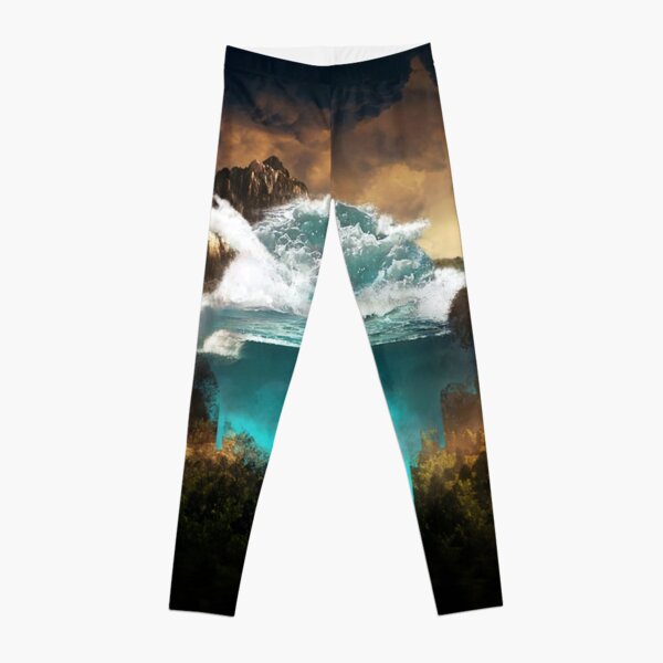 Elements collide. Leggings