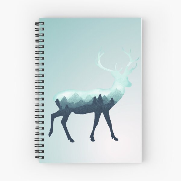 Item preview, Dramabite Deer Stag Elk Roe Fawn Moose Doble exposición Surrealista Vida silvestre Animal Lobos Regalos designed and sold by dramabite.