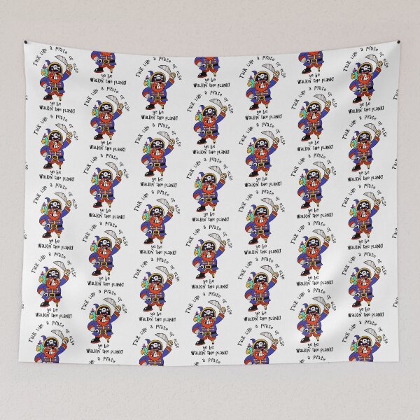 Item preview, Cartoon Pirate with Peg Leg & Parrot designed and sold by Gravityx9.