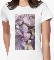 Glorious Purple Basil Women's Fitted T-Shirt