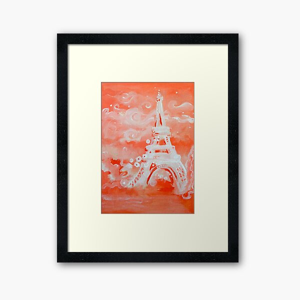 Paris Pink Framed Art Print