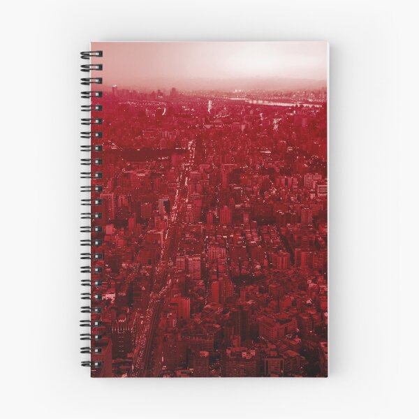 Item preview, vista urbana - puesta de sol - rojo designed and sold by He-Be.