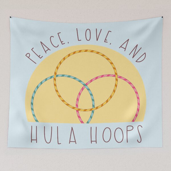Item preview, Peace, Love, and Hula Hoops designed and sold by - kha -.